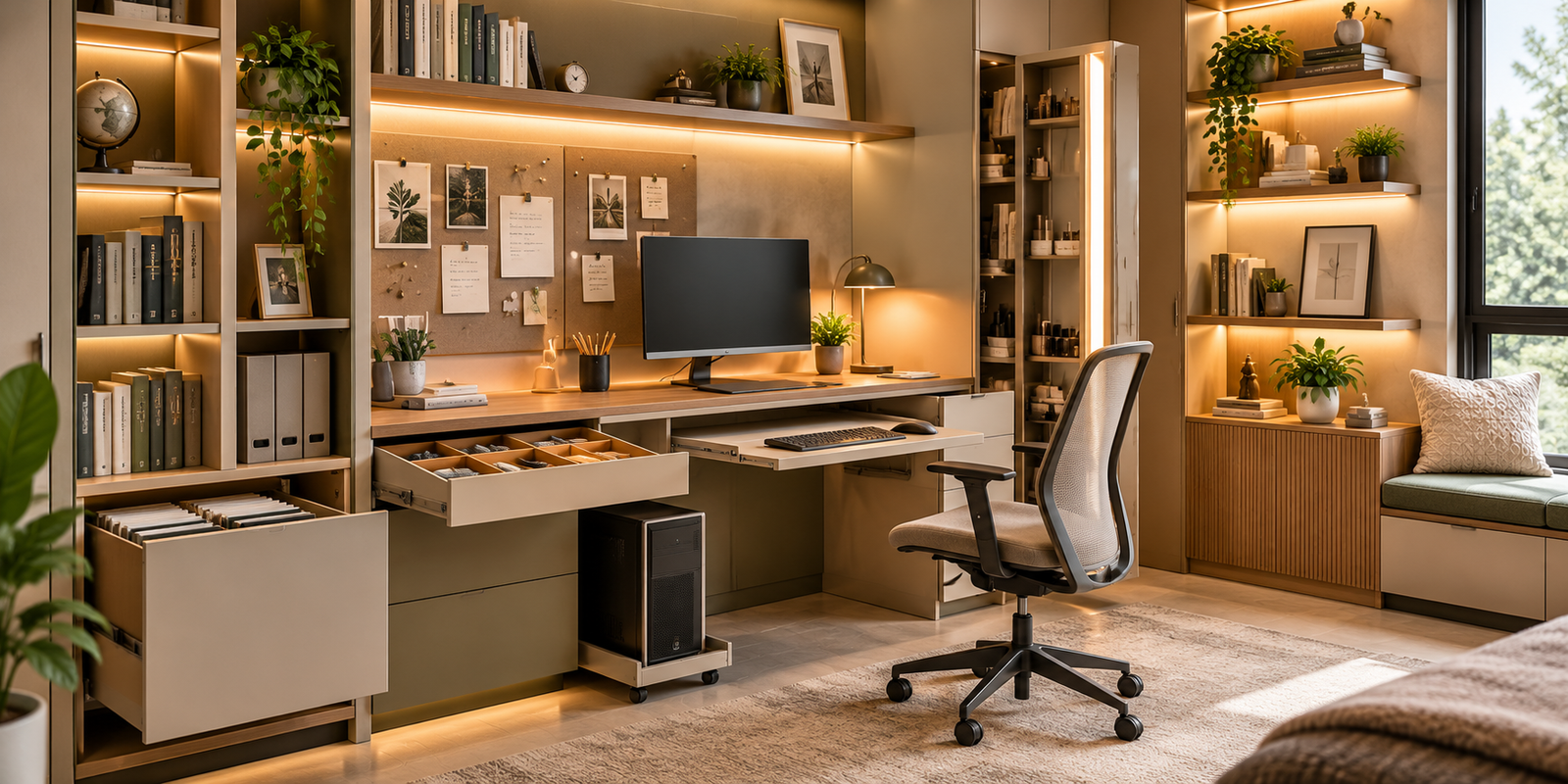 Focus Study Unit Design Guide: Smart Storage, Ergonomics and Lighting for a Productive Study Space