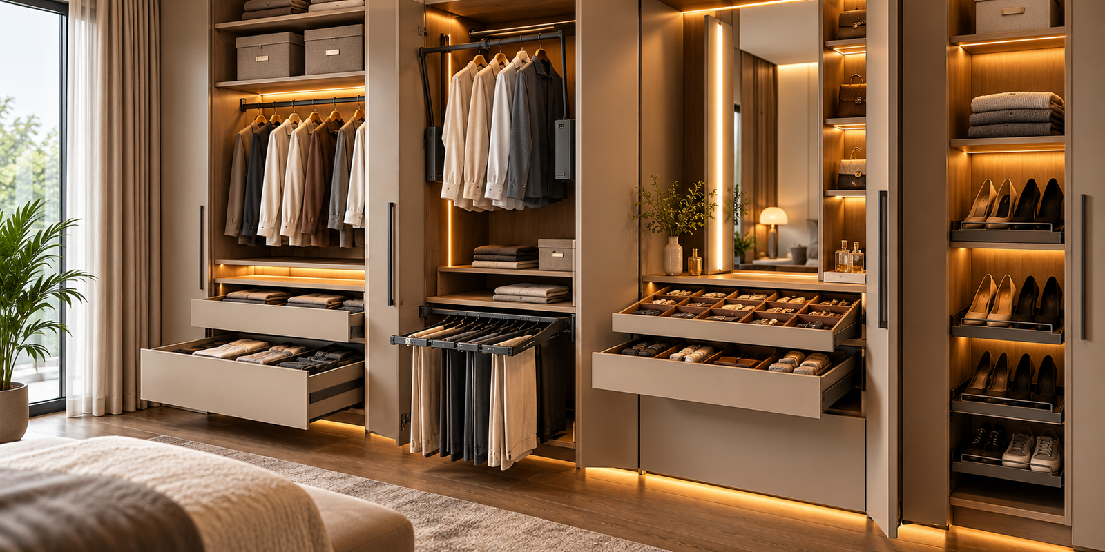 Signature Wardrobe Design Guide: Smart Storage, Materials, Layouts and Accessories for Modern Bedrooms